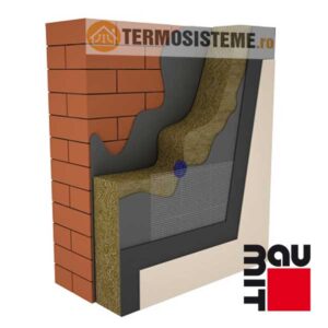 Termosistem vata minerala bazaltica BAUMIT 10cm este un sitem de izolatie pentru fatada casei. Rezistență si durabilitate ridicată.